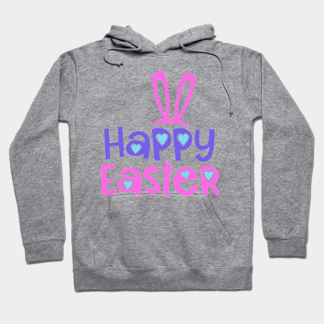 Happy Easter Bunny Hoodie by Ombre Dreams